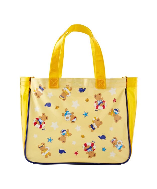 MIKI HOUSE HOT BISCUITS 【ミキハウス】 ミキハウスベア ビーチバッグ 黄