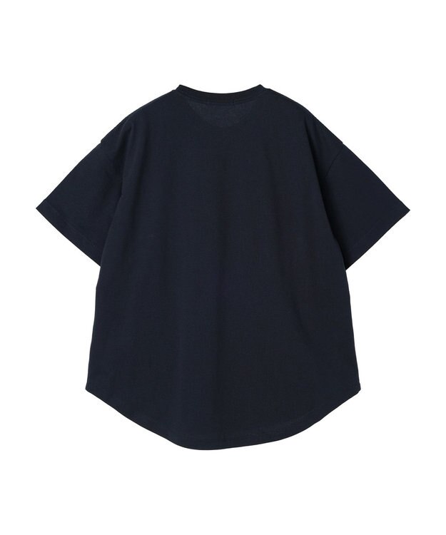 AMERICAN HOLIC ロゴカットラウンドチュニック Navy