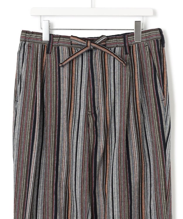 J.PRESS YORK STREET 【UNISEX】ストライプパンツ ライトグレー系1