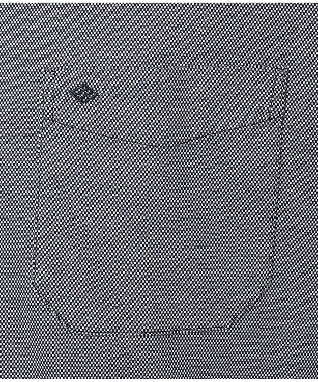 JOSEPH ABBOUD 【キングサイズ】コンパクトジャージーバーズアイ シャツ ネイビー系