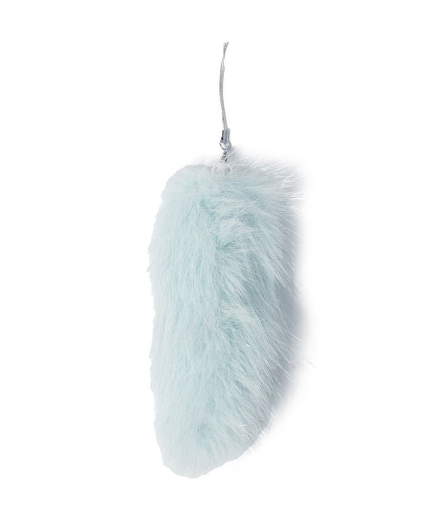 WEGO ミニファーしっぽキーホルダー ブルー