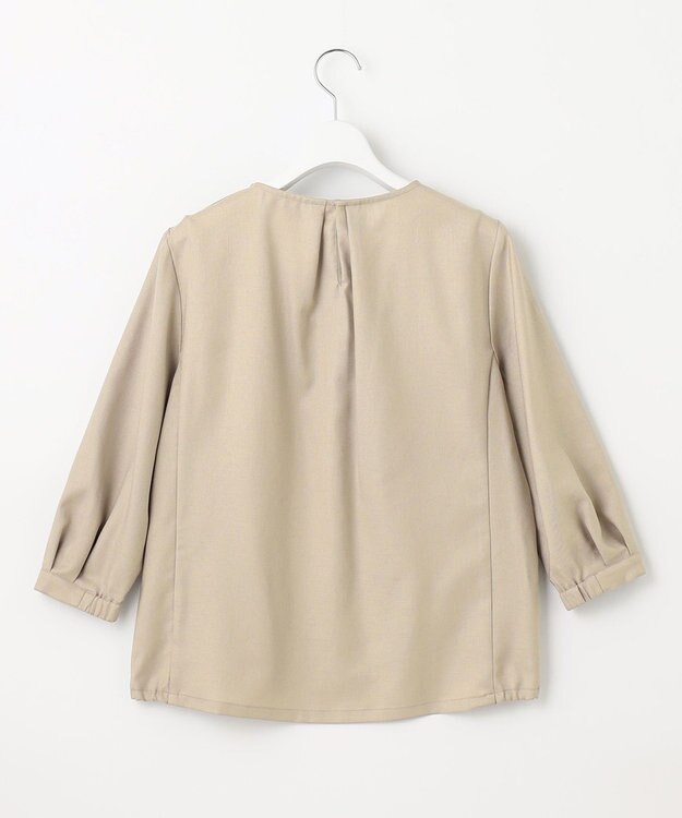 J.PRESS LADIES S 【セットアップ対応・洗える・UVケア・速乾】OXIJEWELストレッチ ブラウス ベージュ系