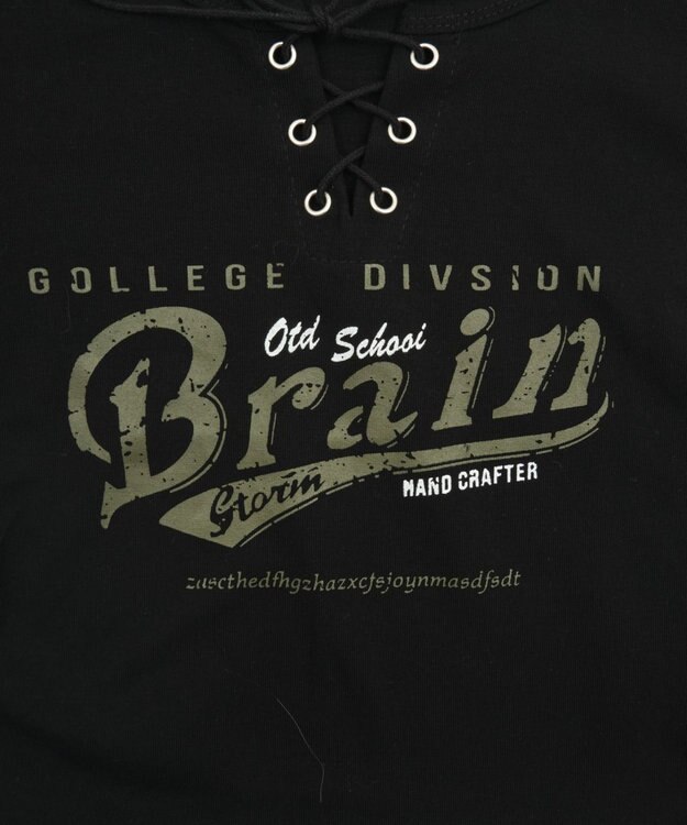 WEGO フロントレースアップピチT ブラック