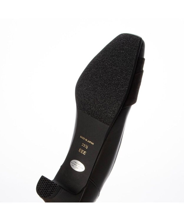 Riz raffinee 【3E】スクエアトゥパンプス ダークブラウン