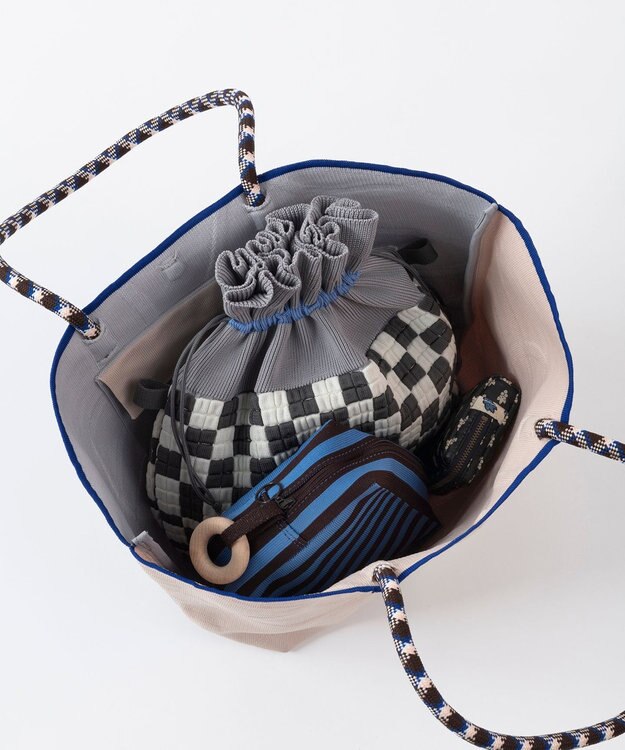 TRICOTE 【軽くて丈夫】バンピーリンクトートバッグ 80IVORY