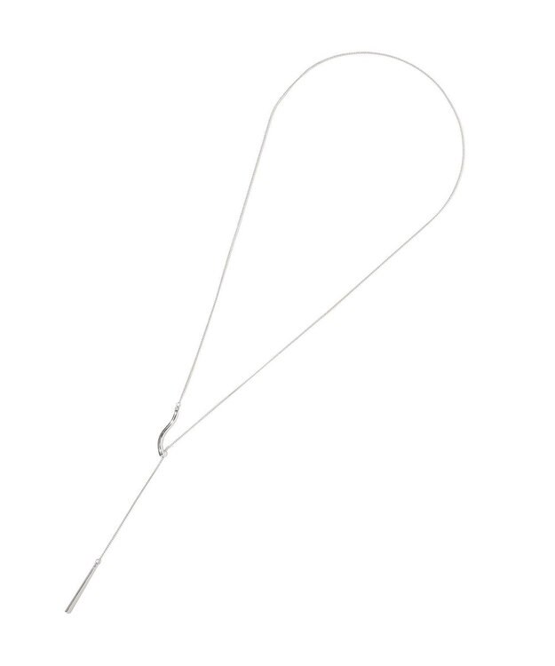 YECCA VECCA ウェービーメタルスライドラリエット Silver