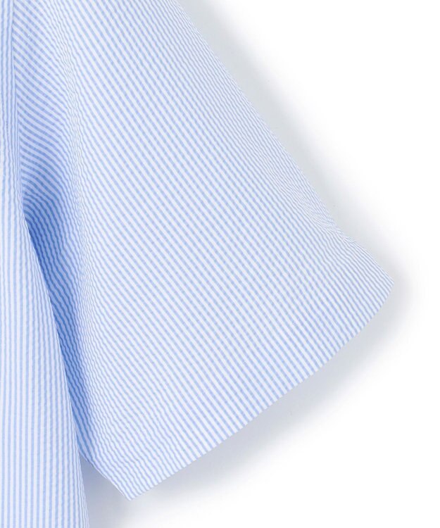 J.PRESS MEN 過酷な夏を乗り切るマストな1着！【 高通気性 / 軽量 / ノンアイロン / 撥水】【BEAT HEAT SYSTEM】半袖シャツ / B.D. サックスブルー系1