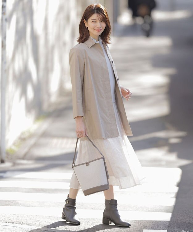 J.PRESS LADIES ベルト ショート ブーツ ブラウン系