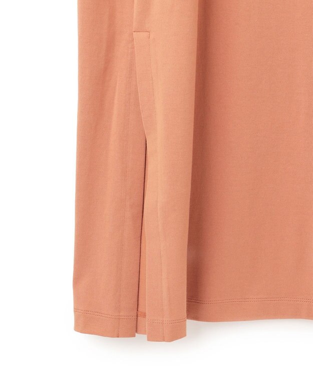 BEIGE， 【BEIGE,ecru/WEB限定・洗える】JERSEY STITCH / コットンAラインワンピース Nude camel