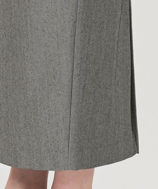 uncrave ヘリンボーンスーツ スカート（uncrave WHITE） へリンボーンブラック