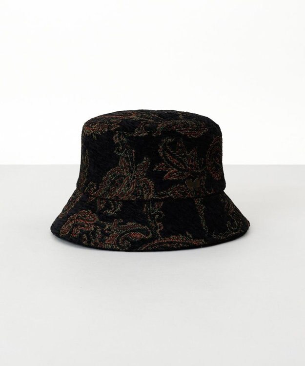 AURORA 【 ANNA SUI（アナ スイ）】ジャガードバケットハット ブラック