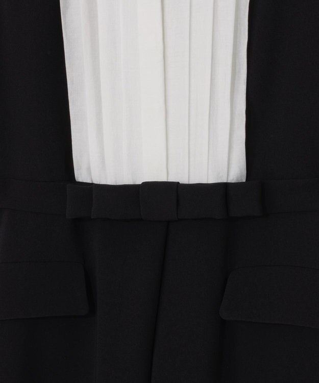 GRACE CONTINENTAL シアータック切替ドレス ブラック