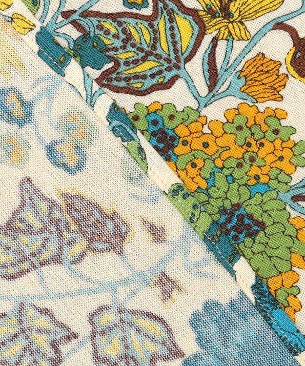 JOSEPH ABBOUD 【キングサイズ・リバティ】シェラトンジャージープリント 半袖シャツ マスタード系6