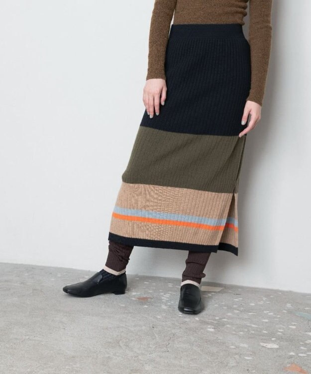 TRICOTE MULTI RIB LEGGINGS／マルチリブレギンス 89D.BROWN