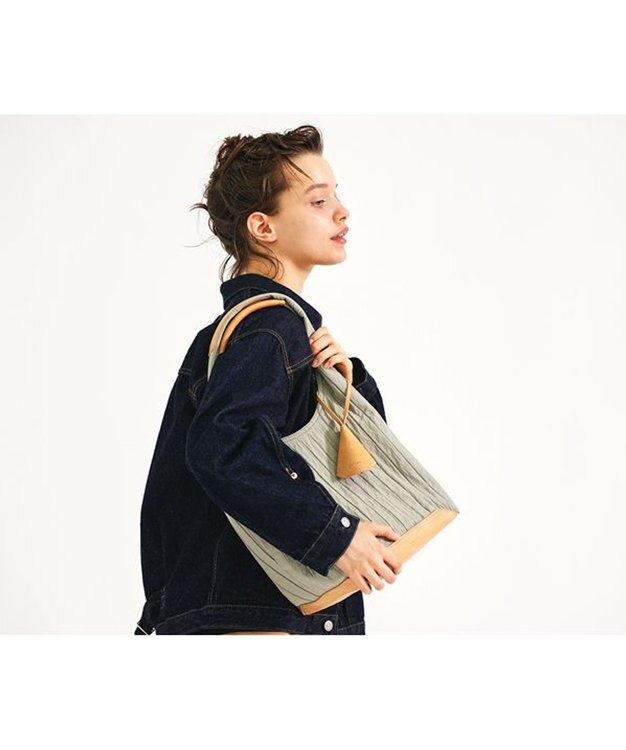 genten ステッラ トートバッグ（大） グレー