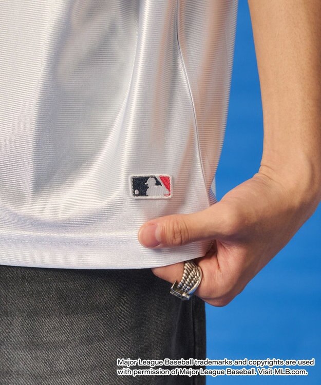 WEGO 【ユニセックス着用ITEM】別注MLBメッシュゲームグラフィックT（SS） ブラックその他