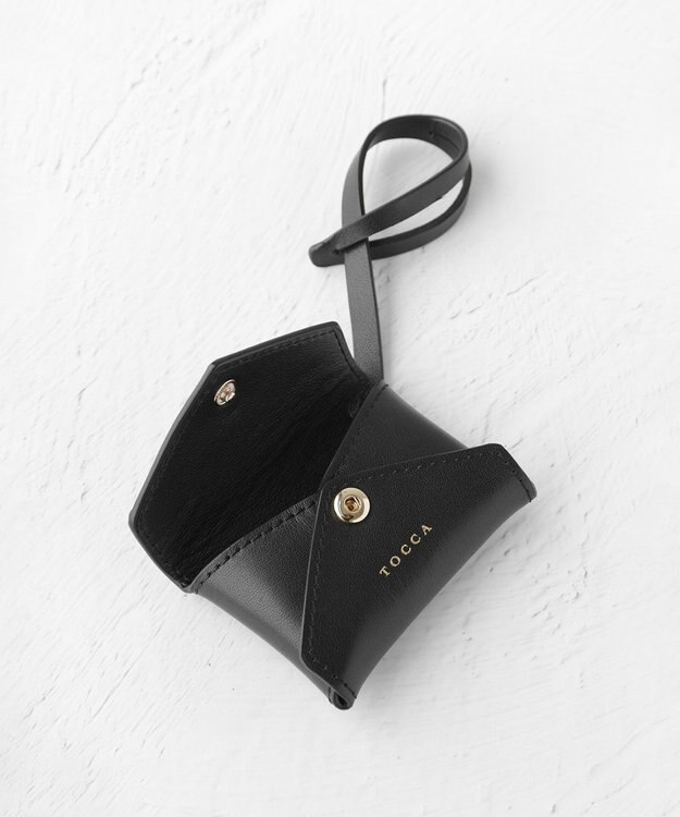 TOCCA CLAVIER LEATHER BOSTON BAG ボストンバッグ ブラック系