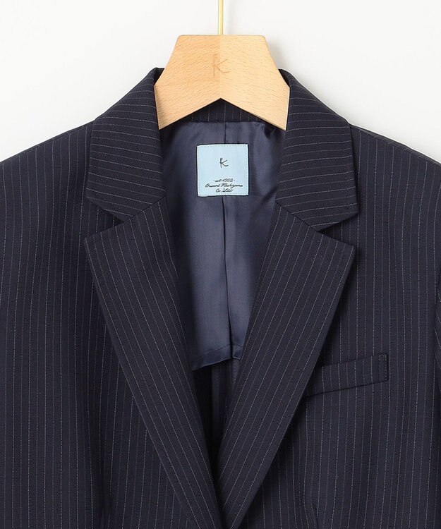 組曲 【セットアップ対応可】T/Wスーティングテーラード ジャケット ネイビー系1