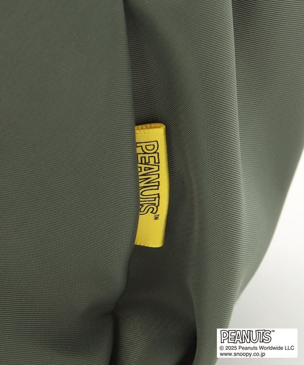 Y'SACCS SNOOPYデザイン　ギャザー2wayミニトート カーキ