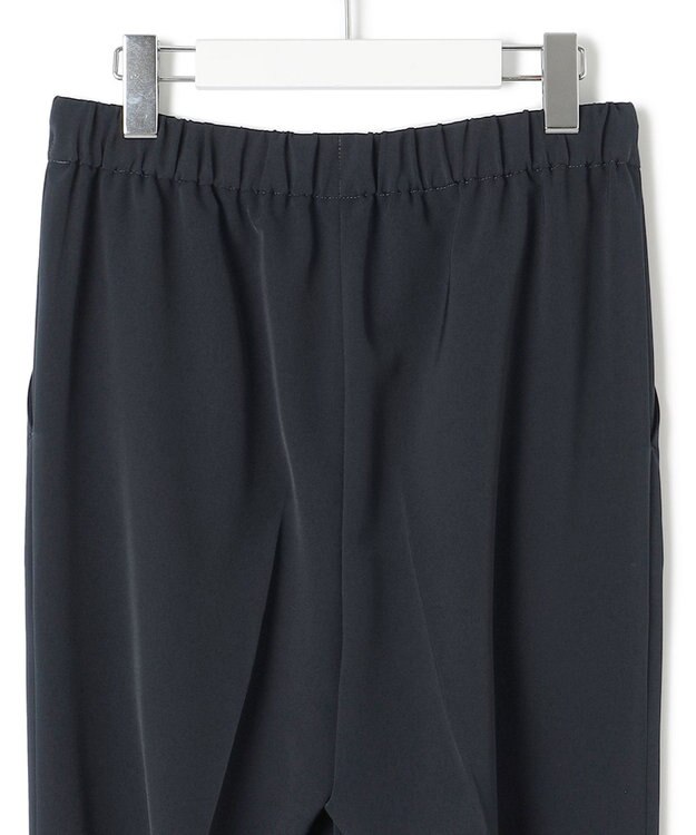 23区 L 【セットアップ対応/洗える】2WAYストレッチツイル ドロスト パンツ ブラック系