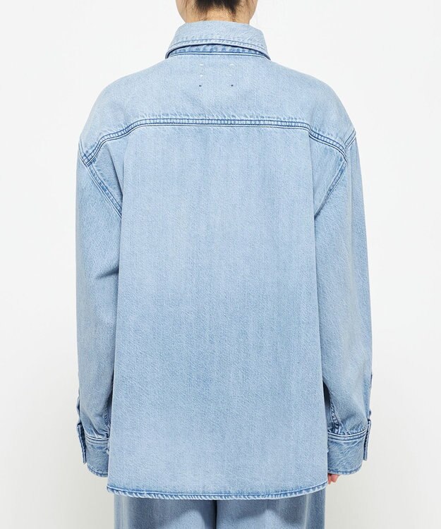 uncrave 【upper hights × uncrave】THE SENSE uncrave デニムシャツ フェザースカイブルー