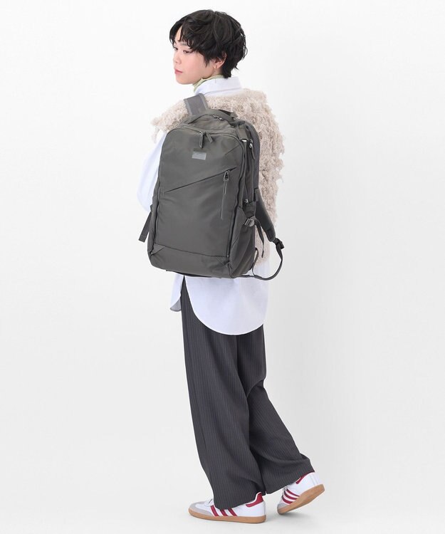 ACE BAGS & LUGGAGE W&.Day/Night トゥキ スクエアリュック B4サイズ 15.6インチPC収納 20512 ダブルアンドデイナイト ダークグレー