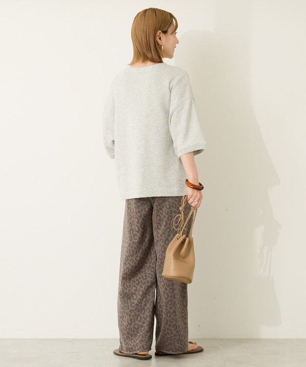 AMERICAN HOLIC イージーケア柄パンツ Gray Beige