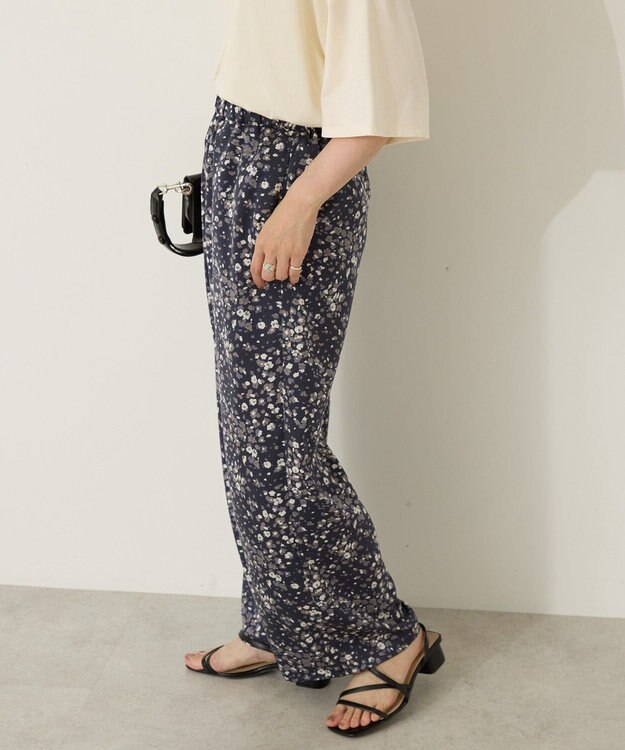 AMERICAN HOLIC イージーケア柄パンツ Navy