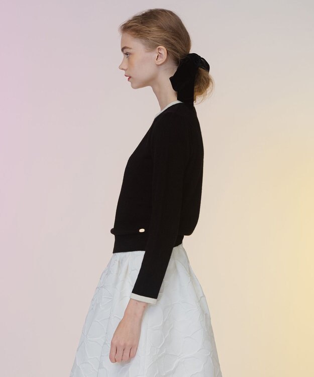 TOCCA 【洗える！】CASHEMERE プルオーバー ブラック系