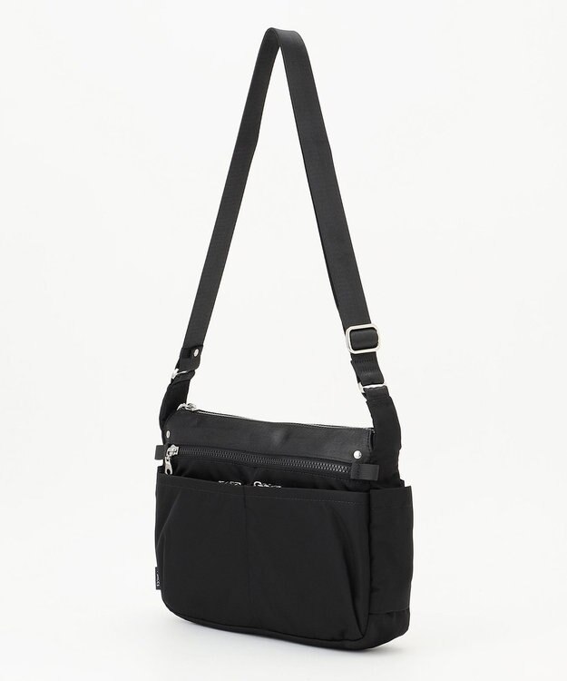 Y'SACCS テープデザイン　トラベルショルダーバッグ ブラック