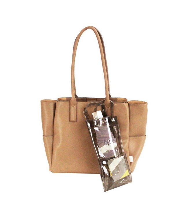 ROOTOTE 3629【傘用トート:折畳傘】SN.CASAカーサ.オリ.クリア-A 04：スモーク