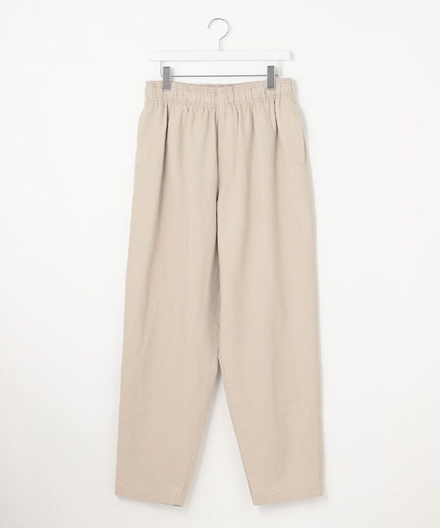 UNFILO MENS ライトリネン ワイドパンツ [23年春夏商品] グレージュ