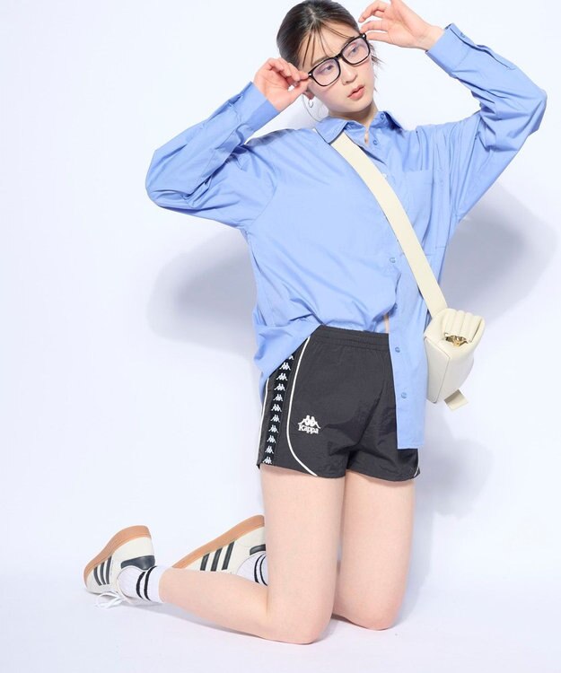 OP／FILA 【Kappa】テープデザインショートパンツ