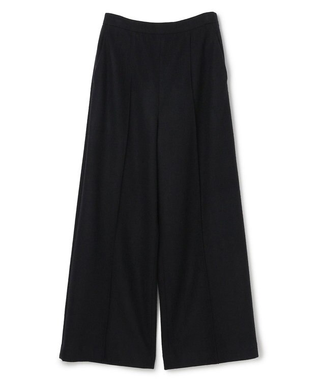 uncrave コンプレストウール ストレートパンツ ブラック