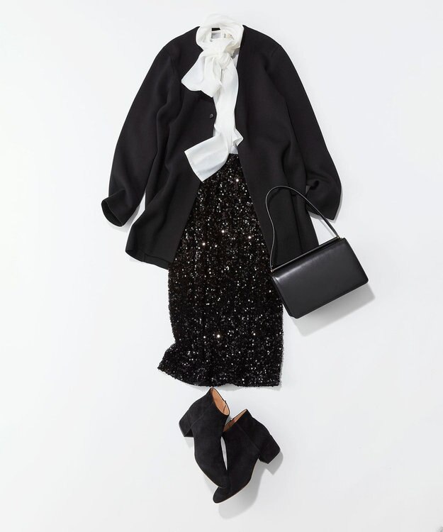 NAVE 【xNAVE】川上桃子コラボ ニットジャケット ブラック系