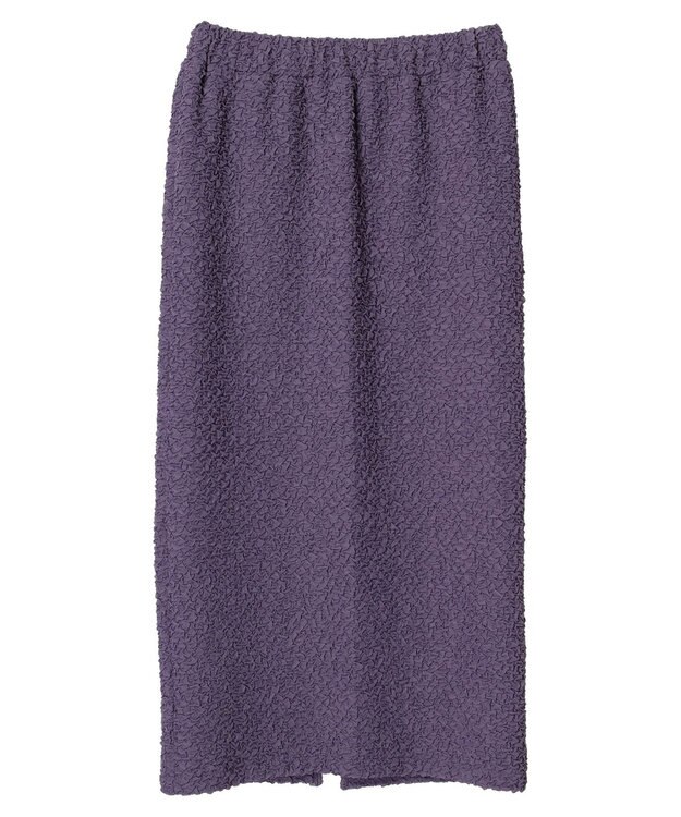 Green Parks BEST PRICE フクレジャガードIラインスカート Purple