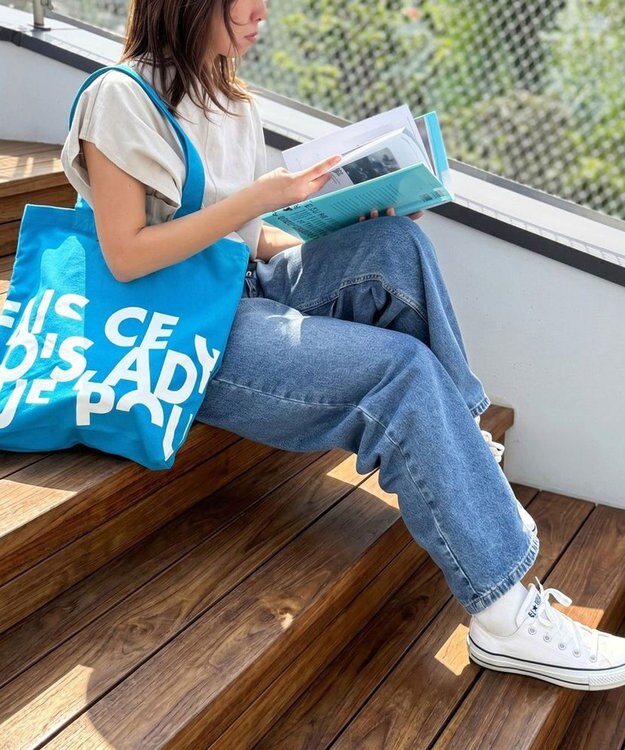 ROOTOTE 1086【A4サイズ収納】SC.トール.リサイクルコットン-A 07：ターコイズブルー