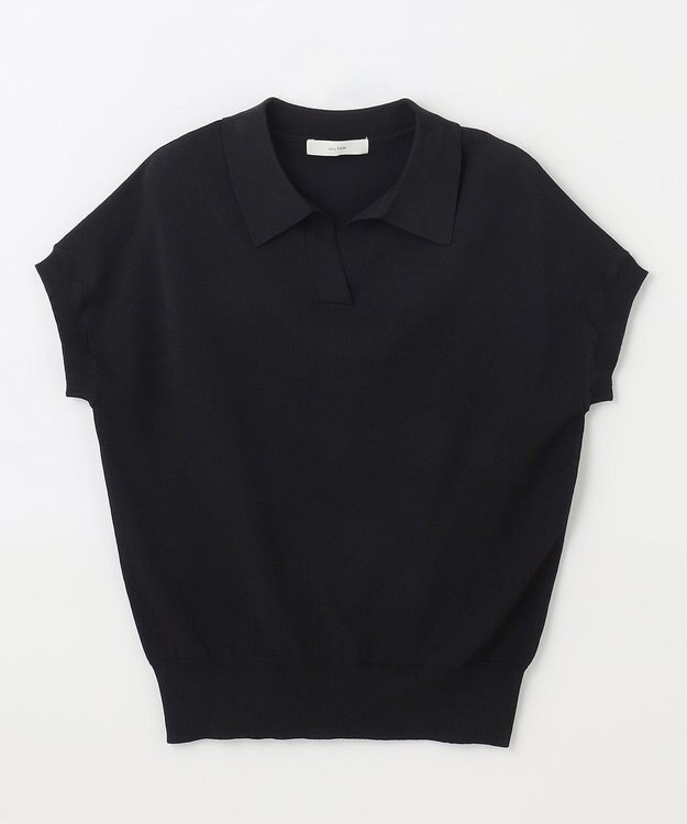 ANY 【接触冷感/UVケア/アンチピリング】クールタッチスキッパーニット ブラック