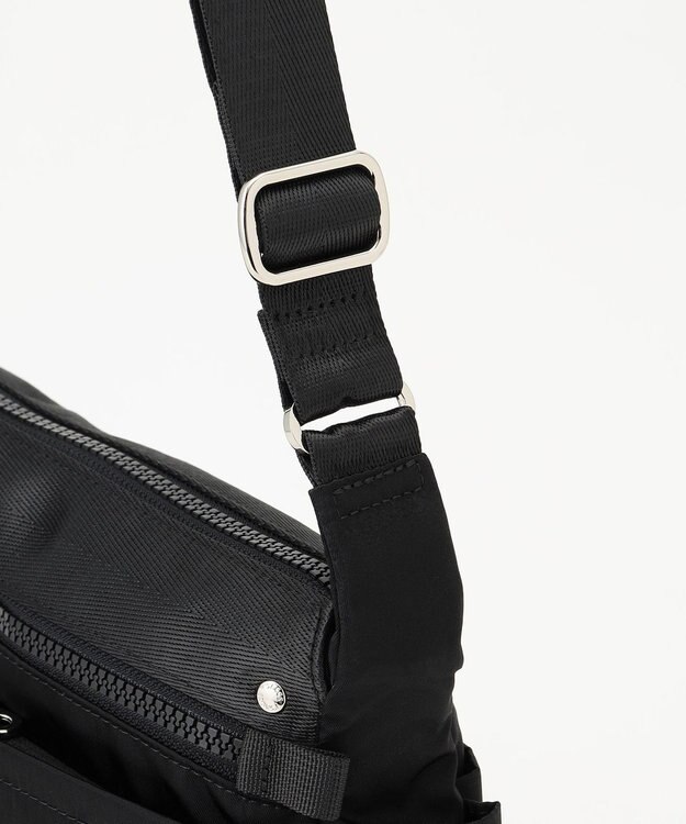 Y'SACCS テープデザイン　トラベルショルダーバッグ ブラック