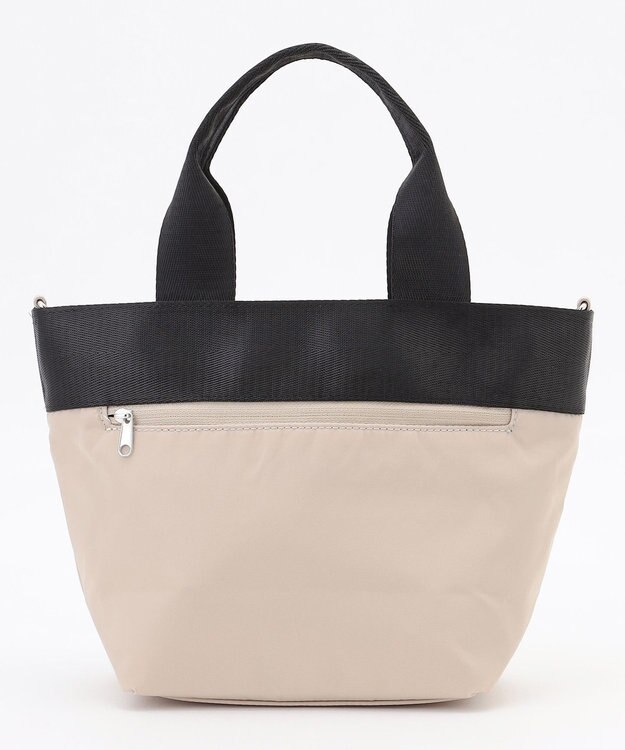 UNFILO ナイロン ミニトートバッグ ベージュ