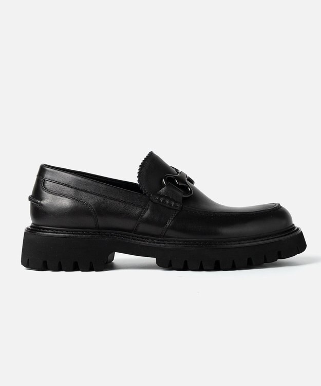 STEVE MADDEN 【MEN】GUSTAVO タンクソールビットローファー ブラック