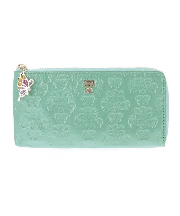 ANNA SUI マープル 薄マチ長財布 グリーン