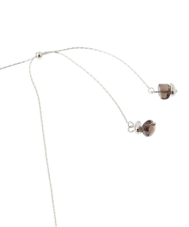 Green Parks ｅｖｅｒｙ　ｗａｌｋ．天然石サザレスライドネックレ Silver