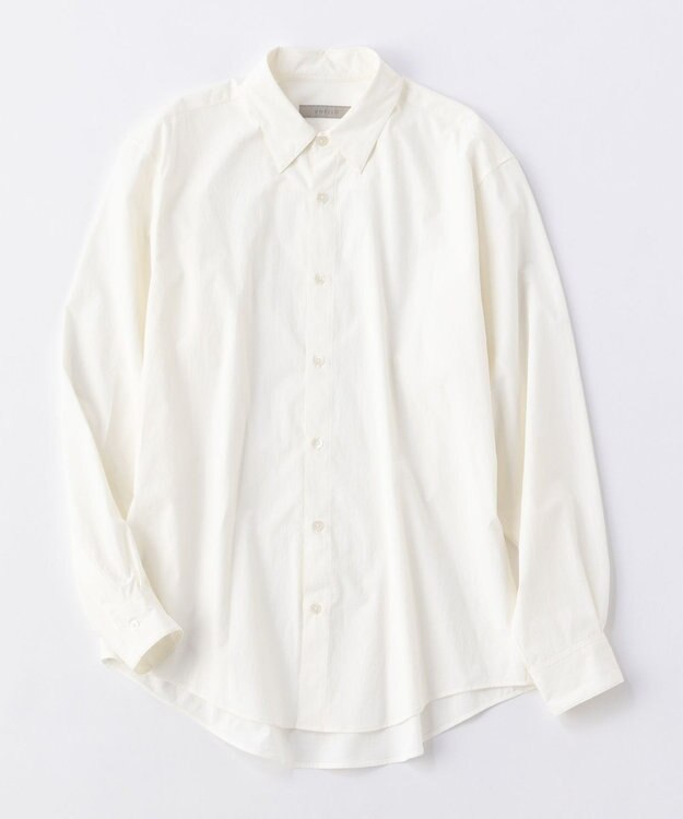 UNFILO MENS 【男女兼用】コンフォート レギュラーカラーシャツ [24年秋冬商品] オフ