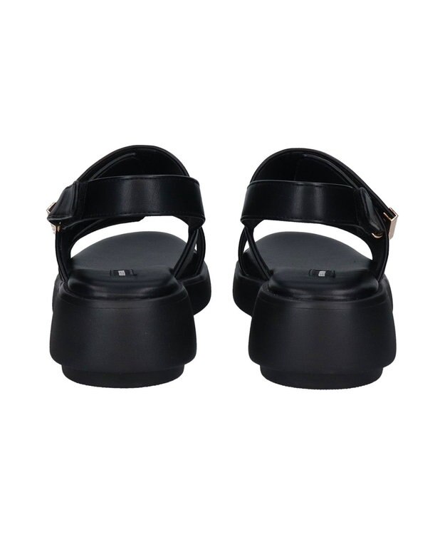 Bridget Birkin 【PARADIS COULEUR】厚底ベルクロサンダル ブラック