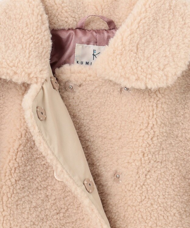 組曲 KIDS 【110-140㎝】スライバー ピーコート ベージュ系