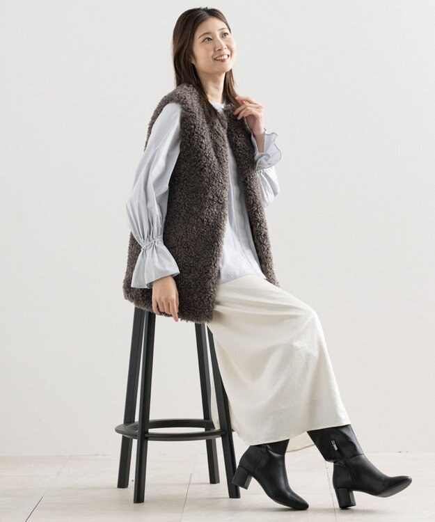 ONWARD Reuse Park 【#Newans】スカート秋冬 オフホワイト