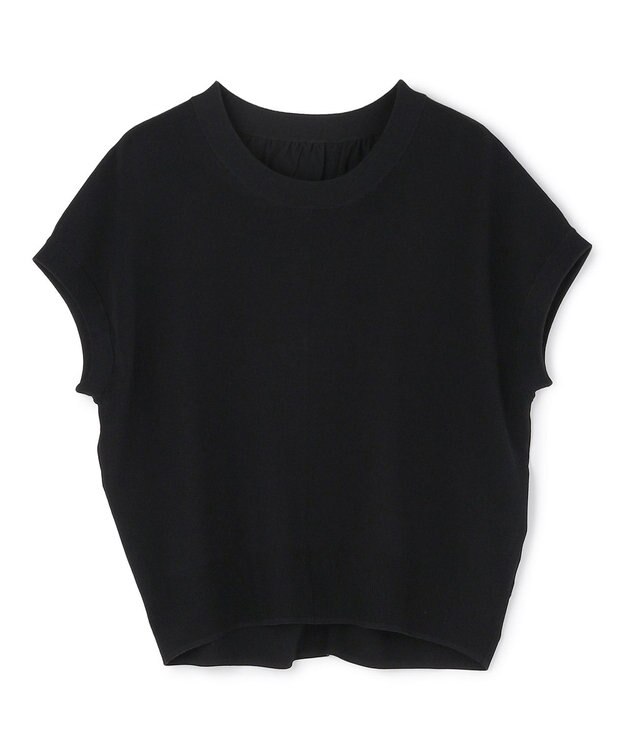 BEIGE， 【ロングセラー】LAURA / ストレッチ ドロップショルダーニット Black