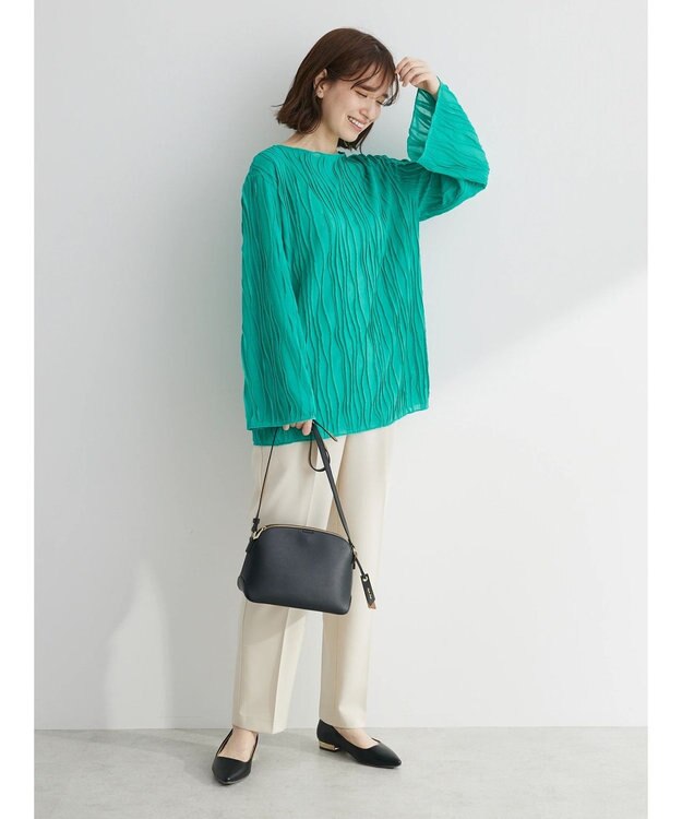 Green Parks ・Ｐｅｔｉｔ　Ｆｌｅｕｒ　センタープレスパンツ Ivory