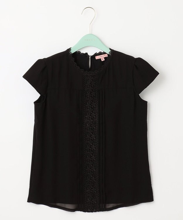 TOCCA 【洗える！】SOLEIL シフォントップス ブラック系